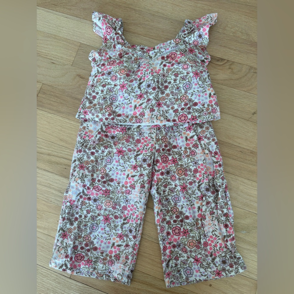 Btween Floral Baby Outfit